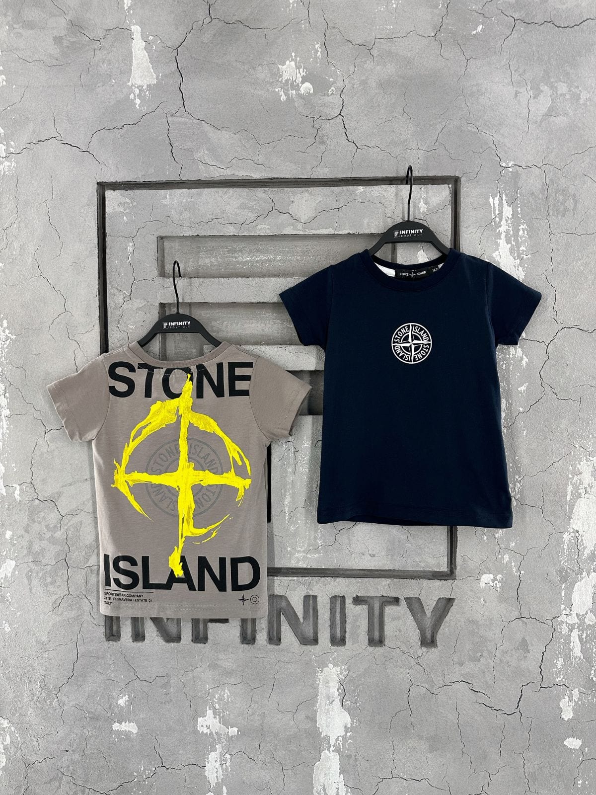 Футболка STONE ISLAND / GRAY — NO LOGO STORE