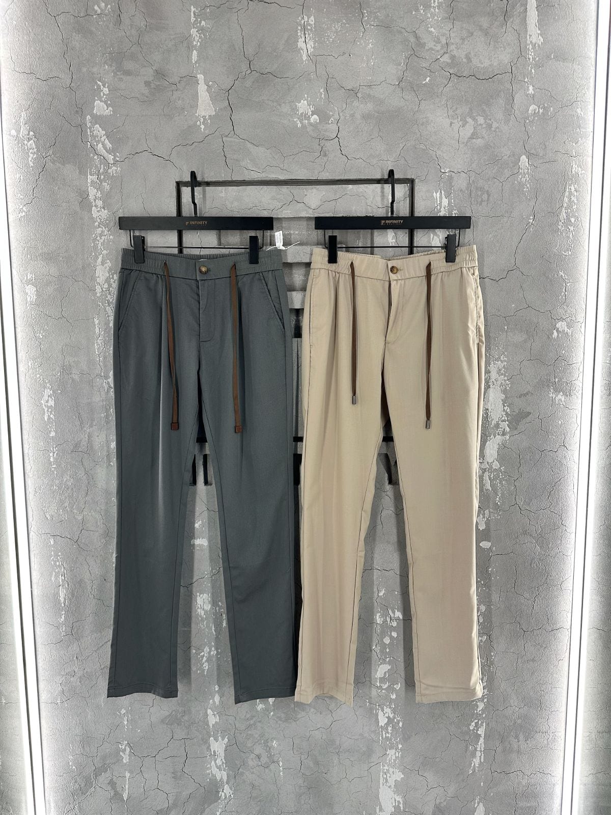 Брюки RACINELLO / BEIGE — NO LOGO STORE