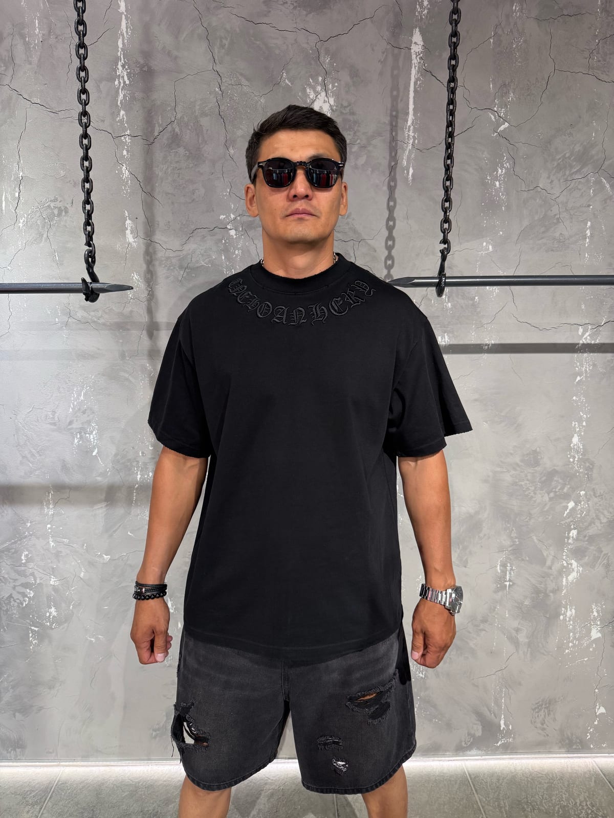 Футболка CHROME HEARTS — Мужское, NO LOGO STORE