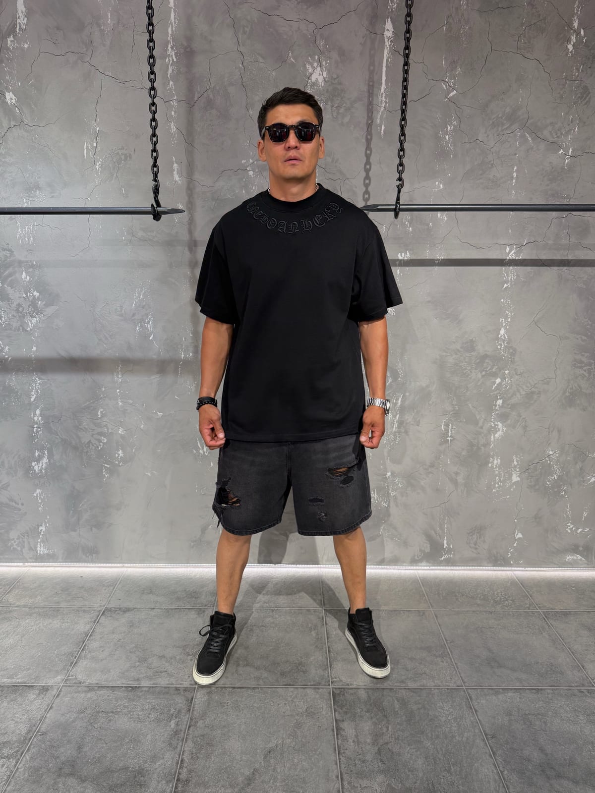Футболка CHROME HEARTS — Мужское, NO LOGO STORE (фото 3)