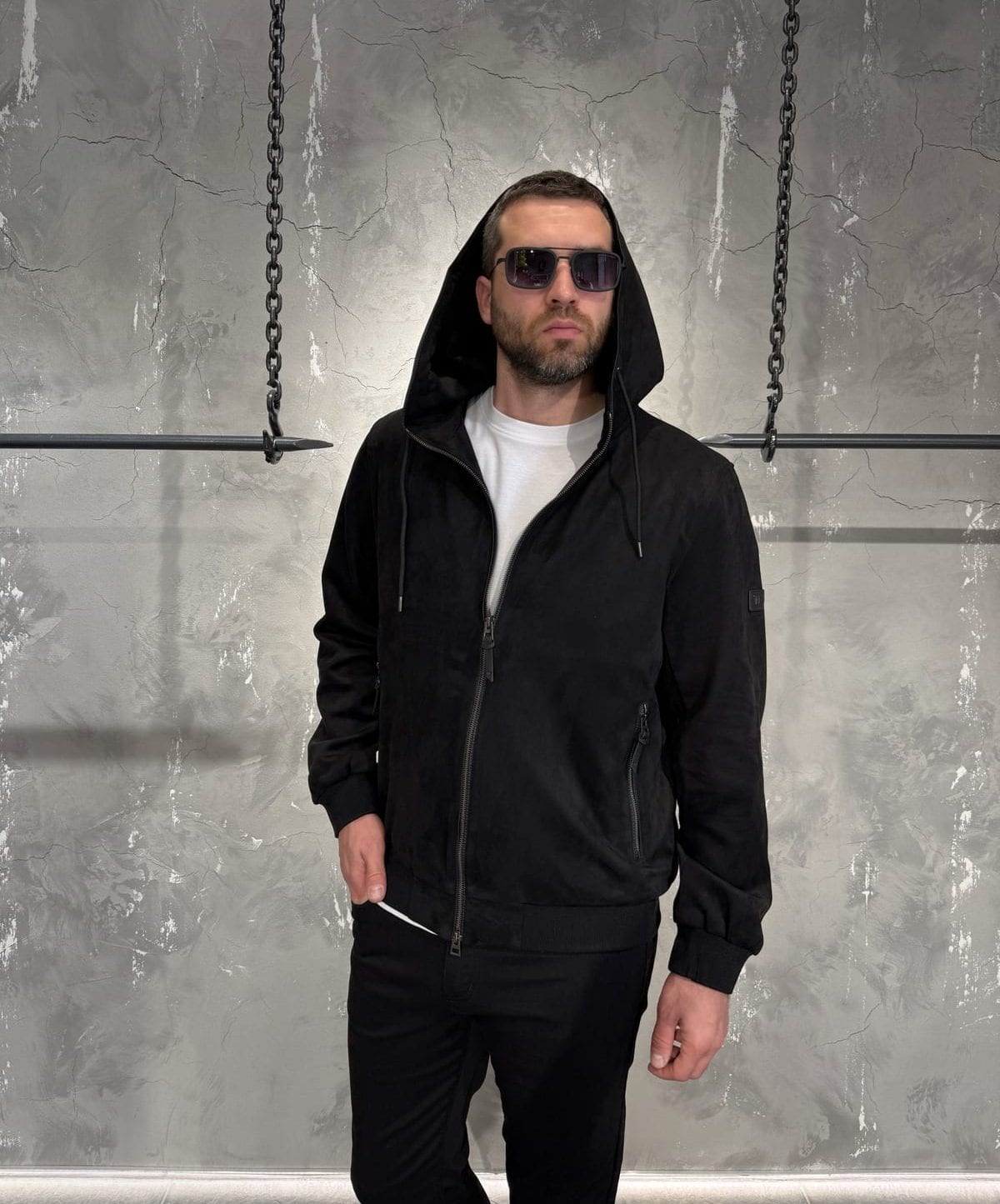 Ветровка TOM FORD замша — NO LOGO STORE