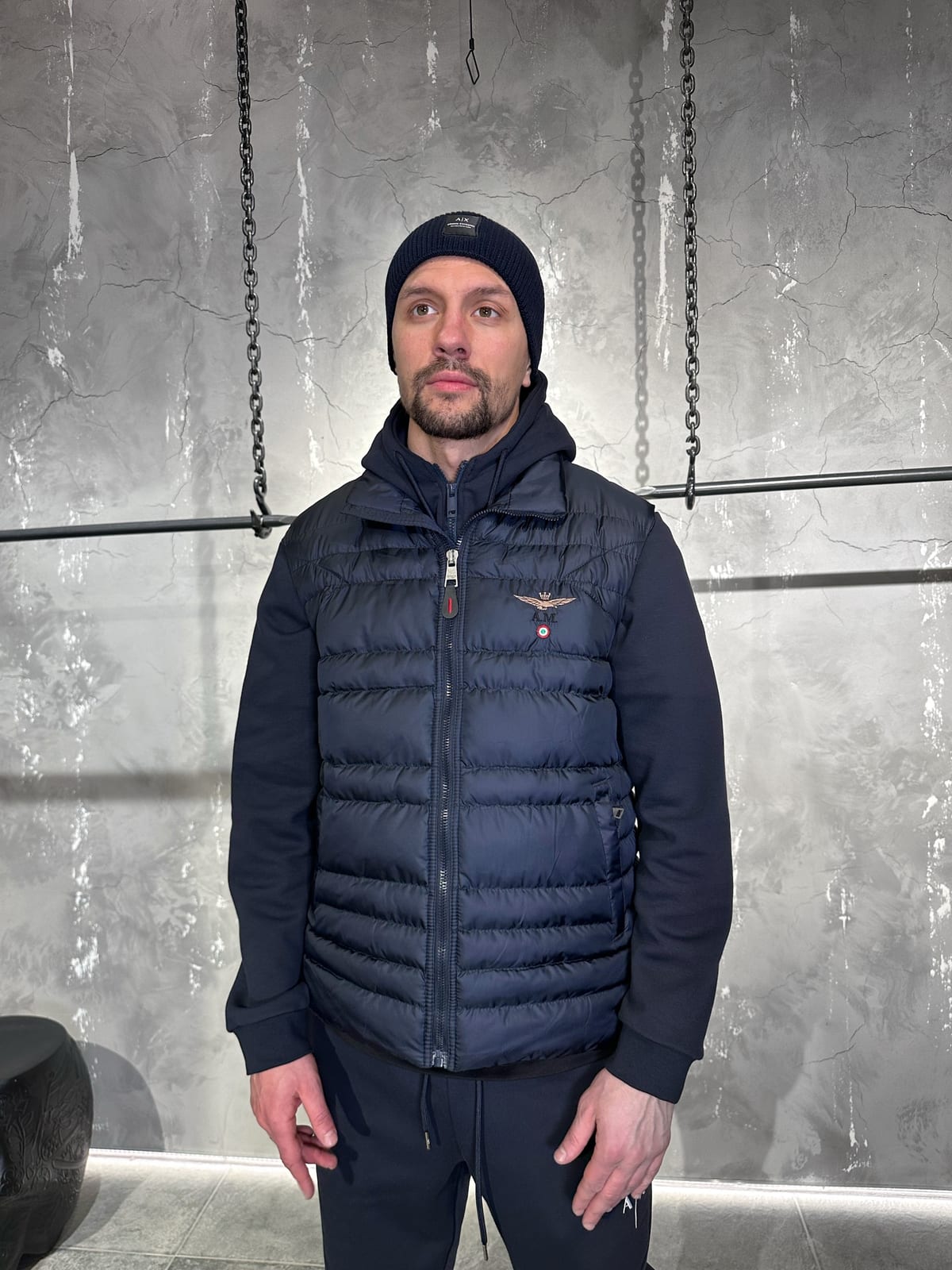 Жилет AERONAUTICA — Мужское, NO LOGO STORE (фото 2)