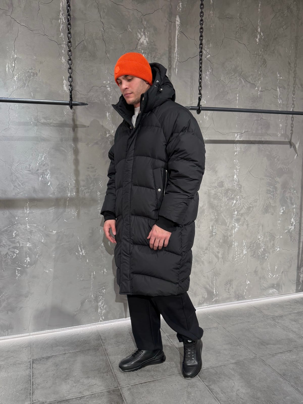 Пуховик Корея black — Мужское, NO LOGO STORE