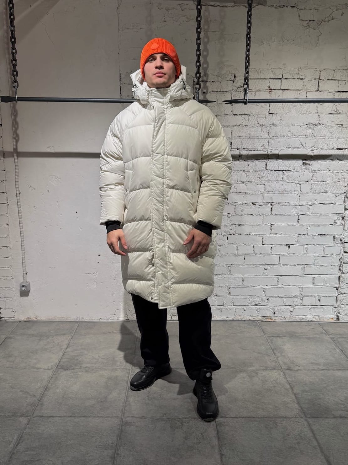 Пуховик Корея white — Мужское, NO LOGO STORE (фото 2)