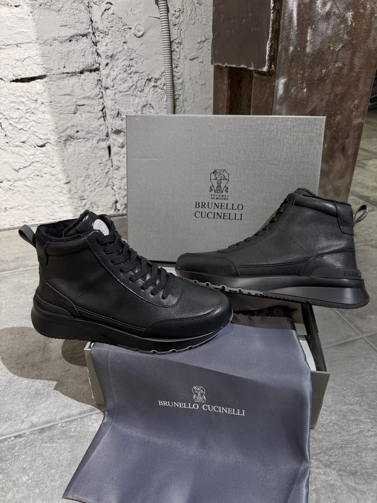Кроссовки brunello cucinelli — Мужское, NO LOGO STORE