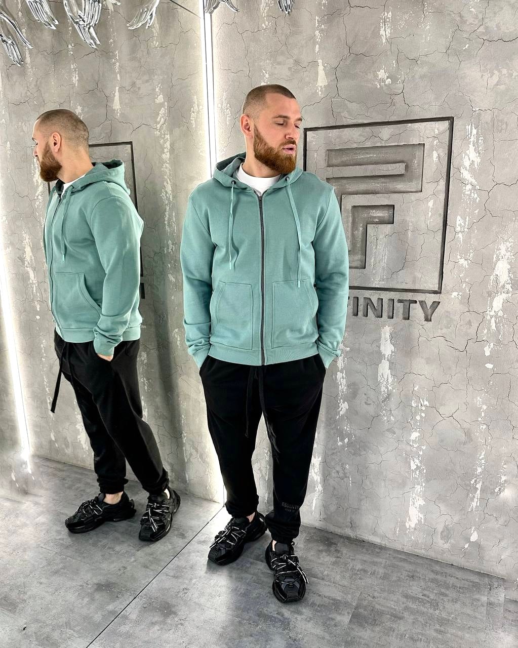 Зип-худи CALVIN KLEIN — NO LOGO STORE