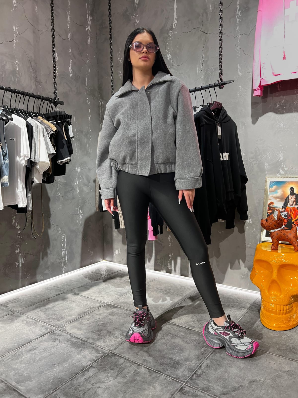 Бомбер GRAY — SALE · Женское, NO LOGO STORE
