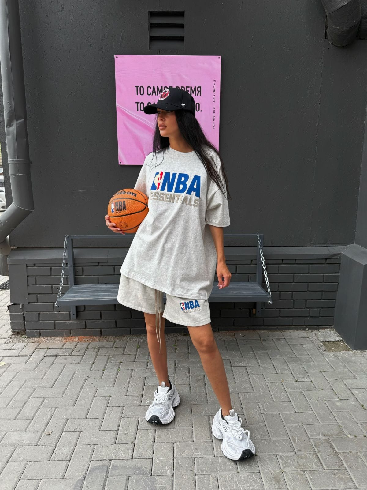 Шорты ESSENTIALS x NBA — Женское, NO LOGO STORE (фото 2)