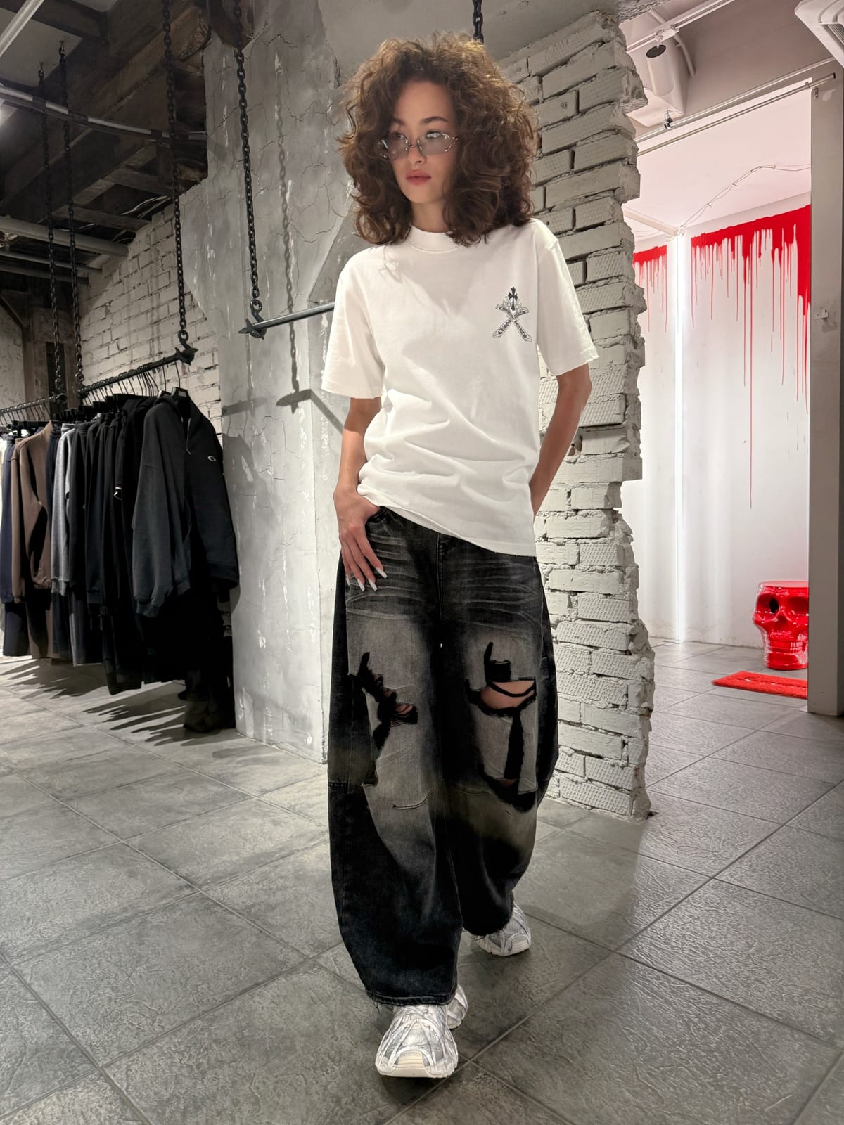 Футболка CHROME HEARTS — Женское, NO LOGO STORE (фото 2)