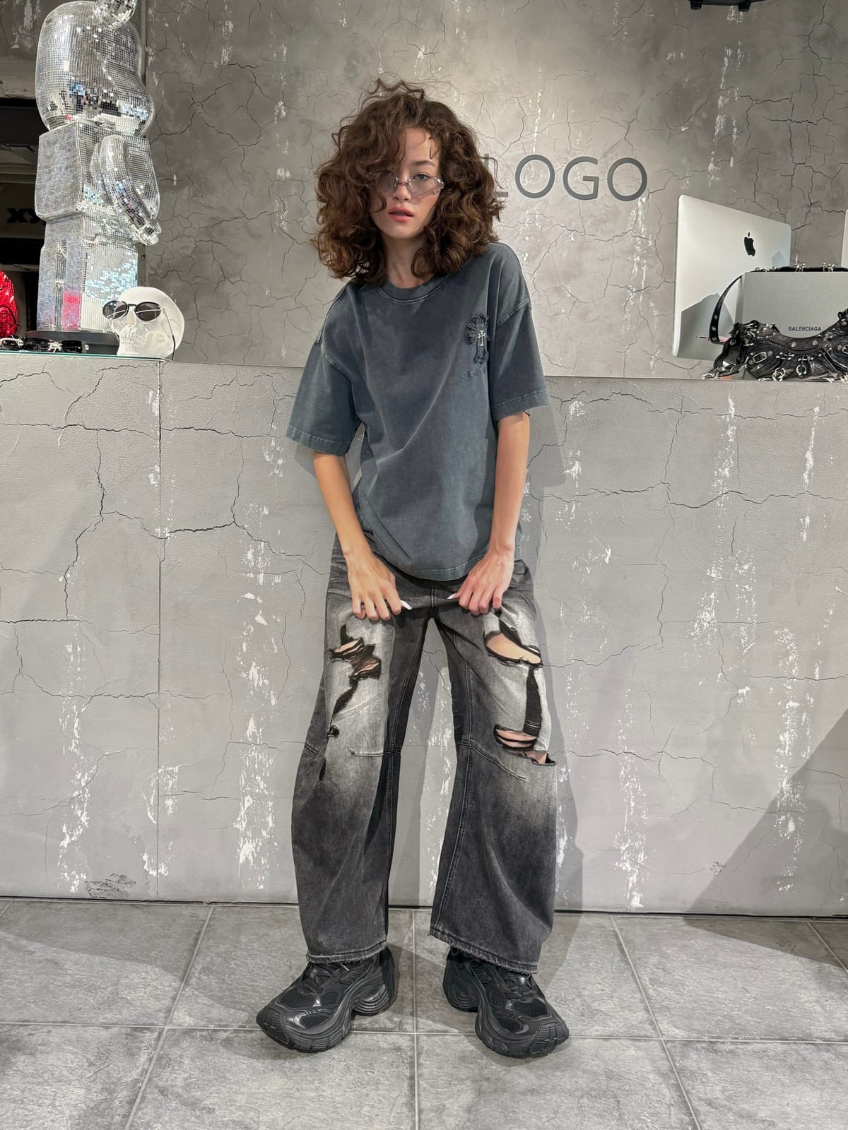 Футболка CHROME HEARTS — Женское, NO LOGO STORE