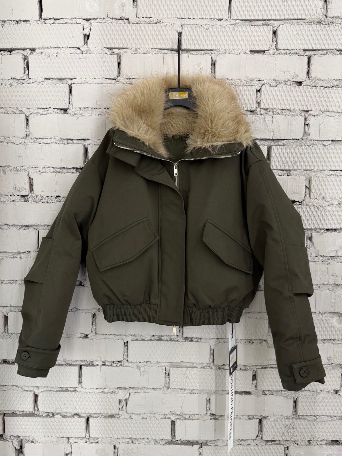 Парка хаки — Женское, NO LOGO STORE