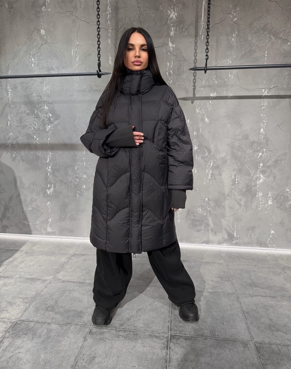 Пуховик black — Женское, NO LOGO STORE